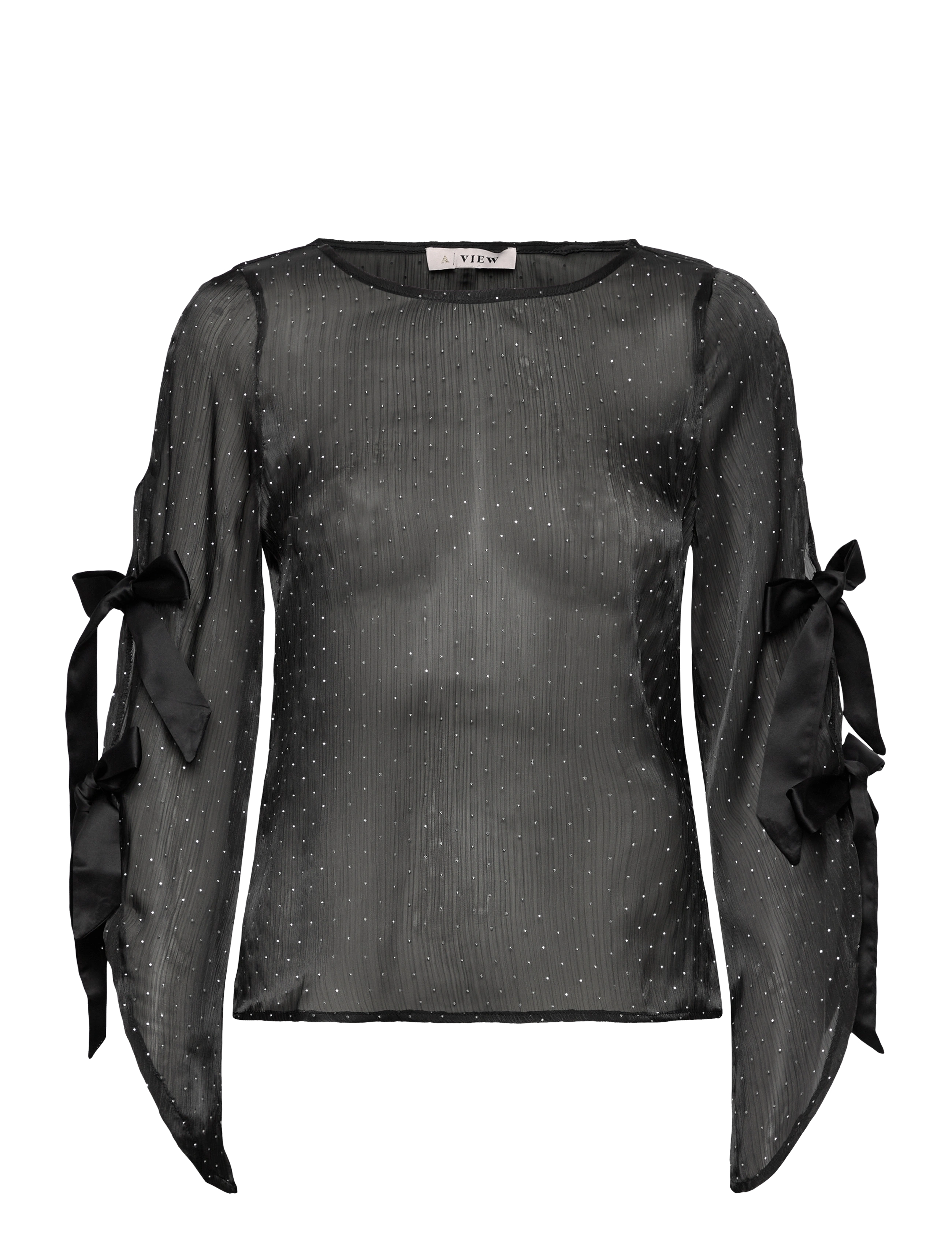 A-VIEW Alisa Bluse Schwarz - 34 - Damen