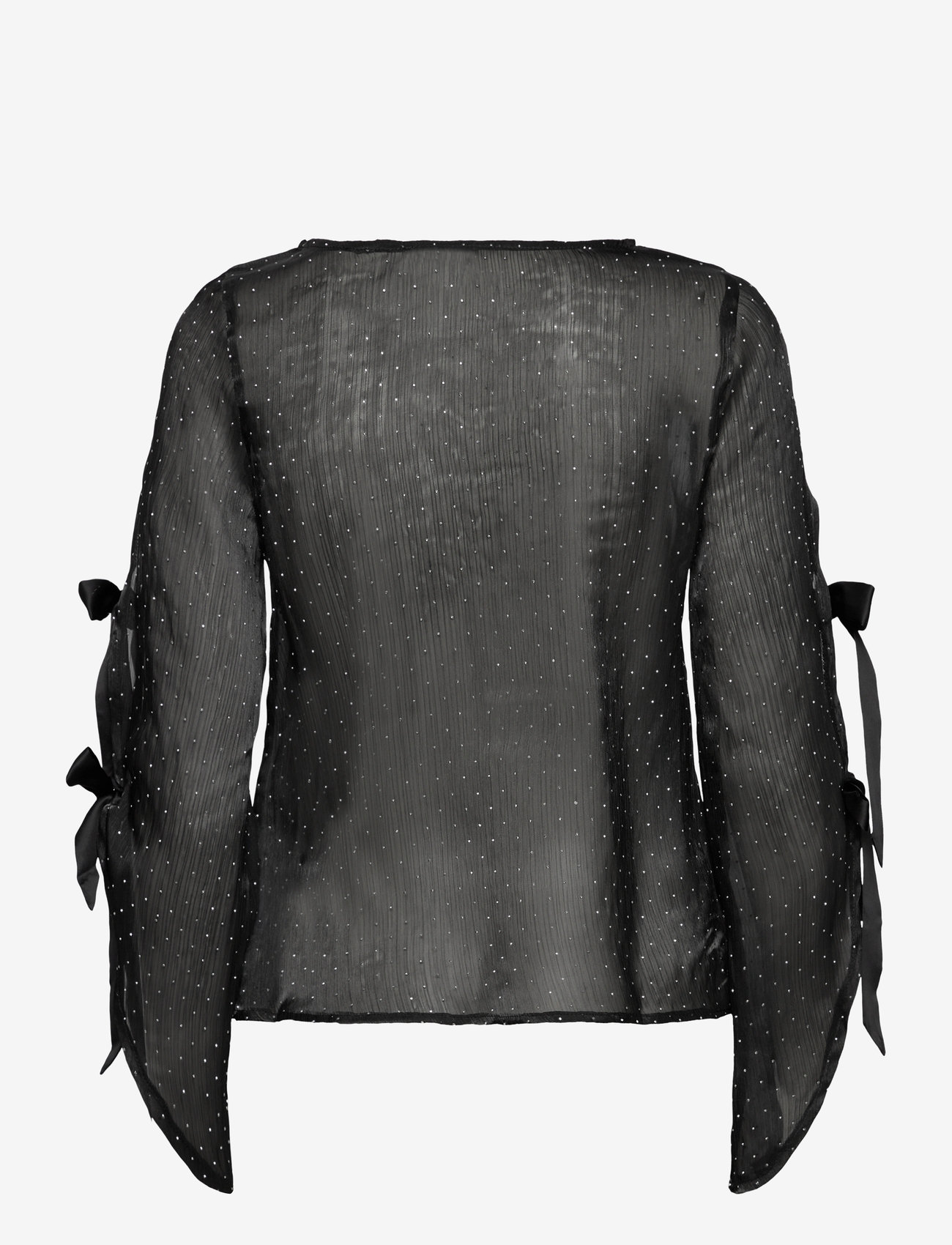 A-View - Alisa blouse - langærmede bluser - 999 black - 1