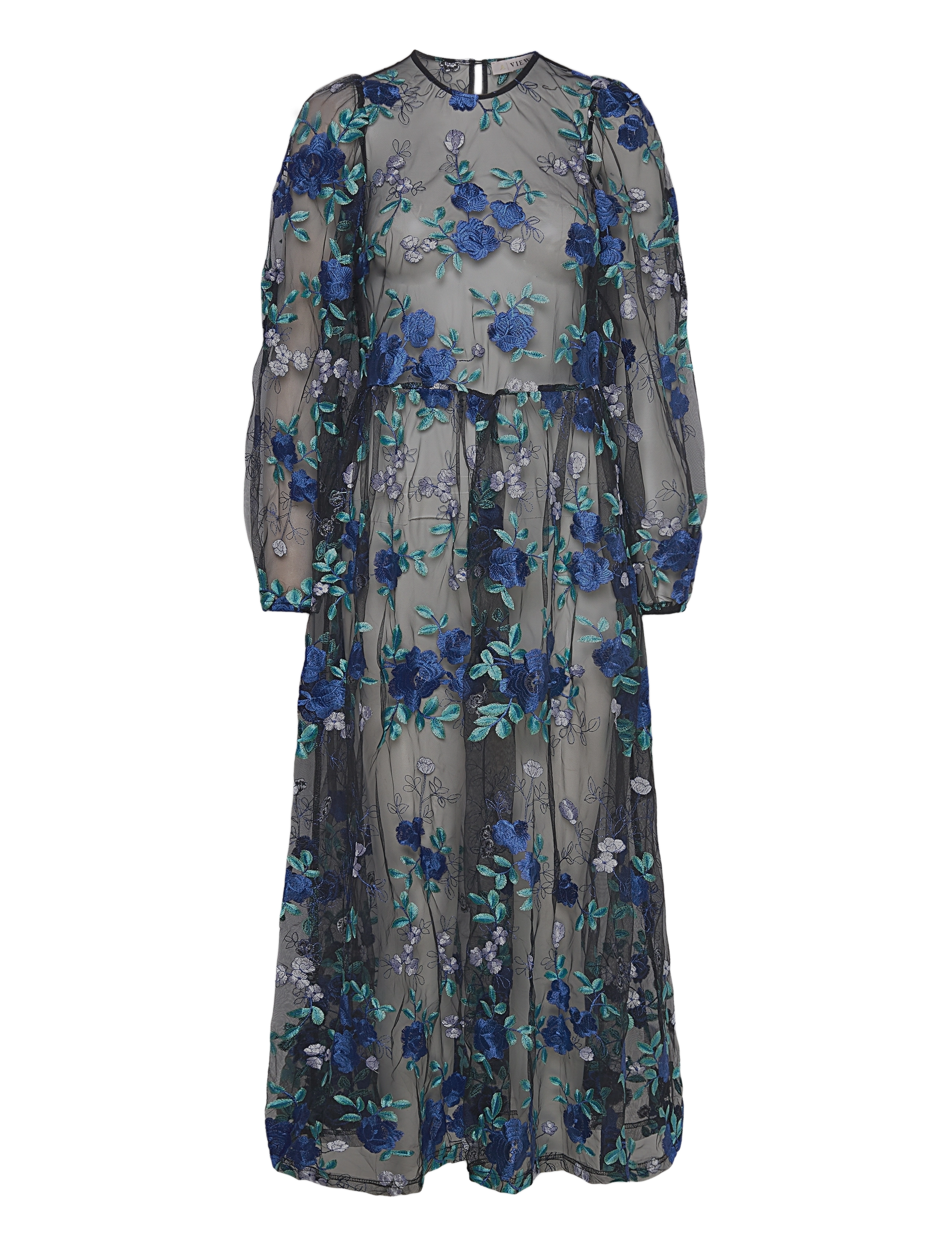 A-View Fuschia dress - Klänningar - BLACK/BLUE / blue