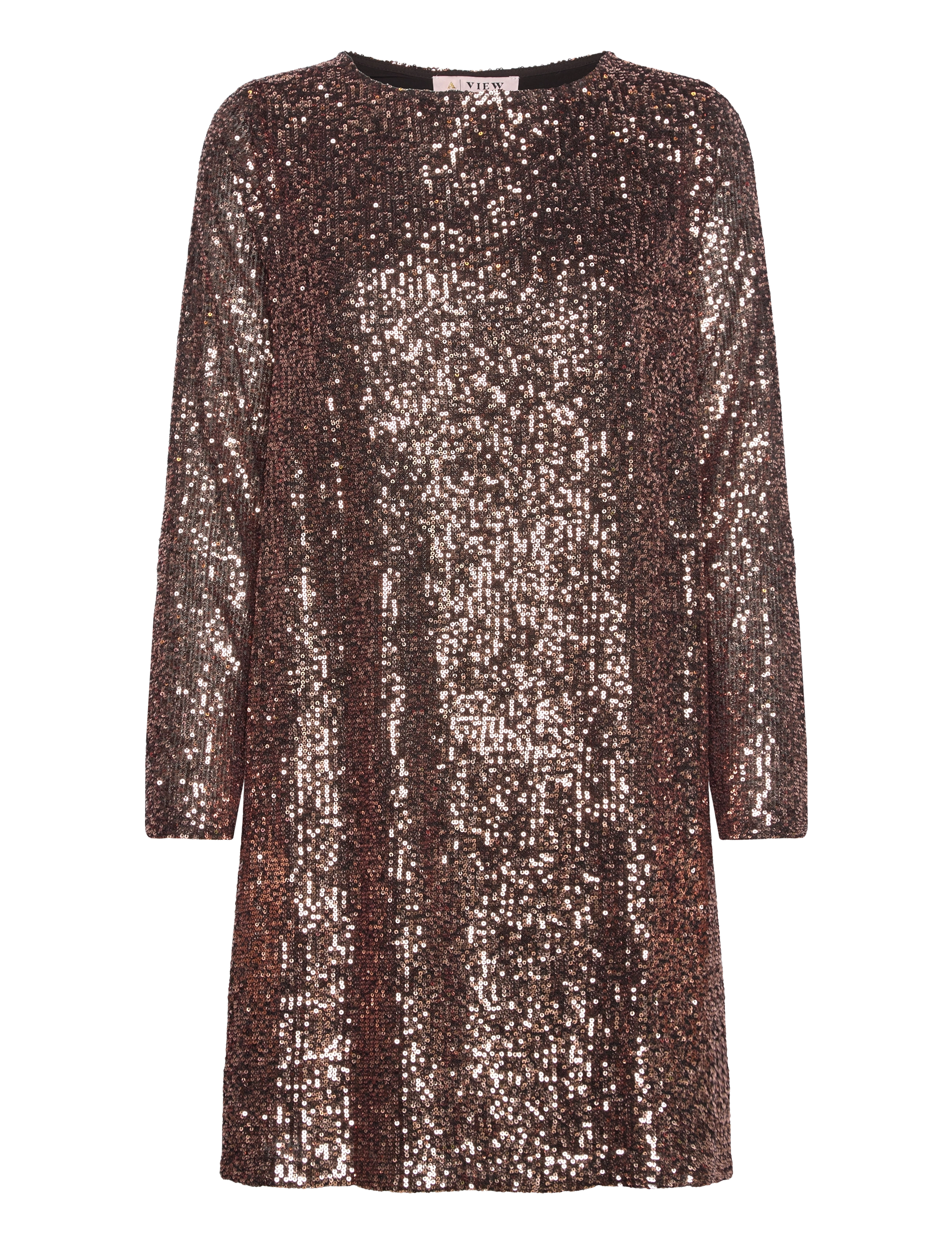 A-View Alexi new dress - Kleidung - ROSE GOLD / brown