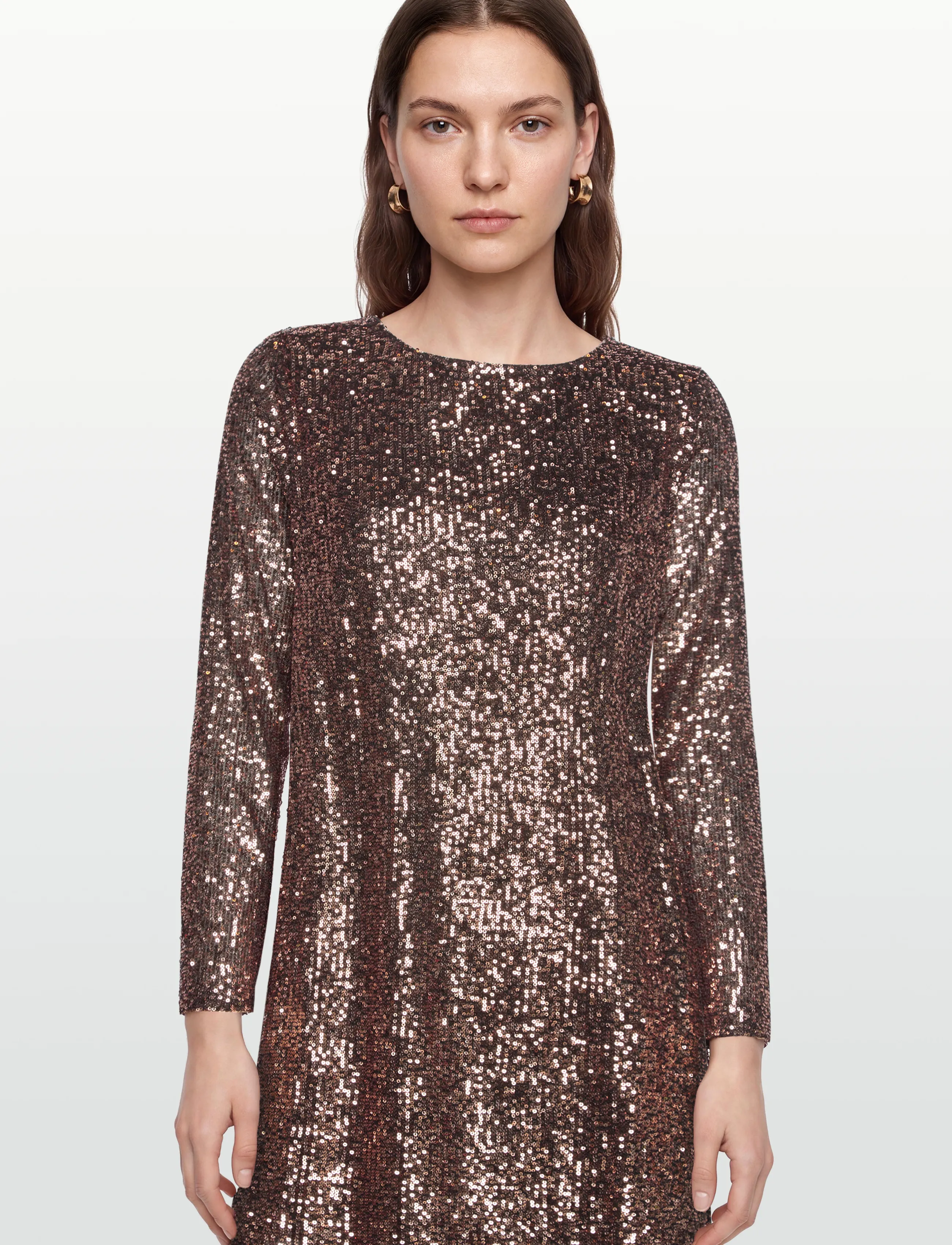 A-View - Alexi new dress - pailletkjoler - rose gold - 3