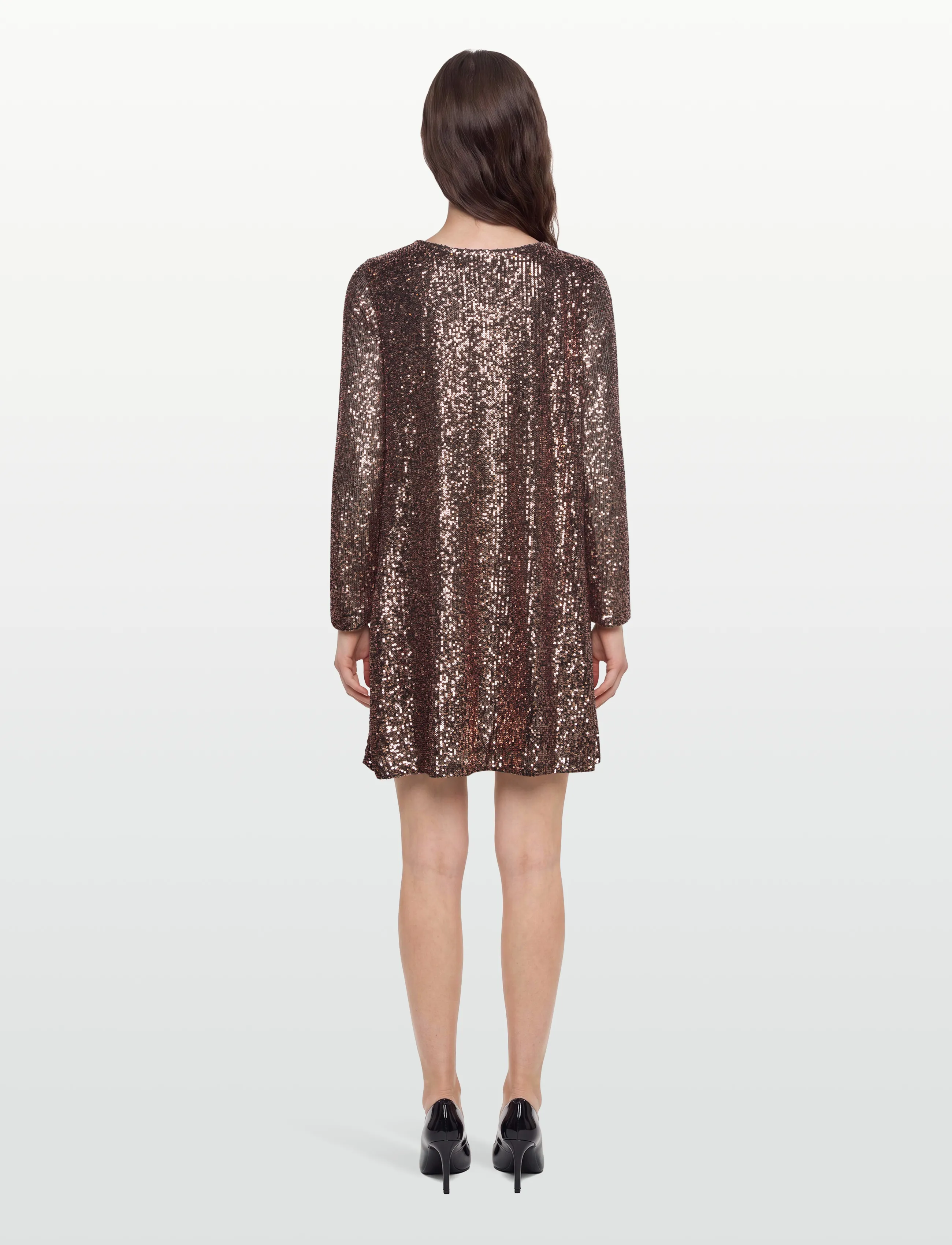 A-View - Alexi new dress - pailletkjoler - rose gold - 4