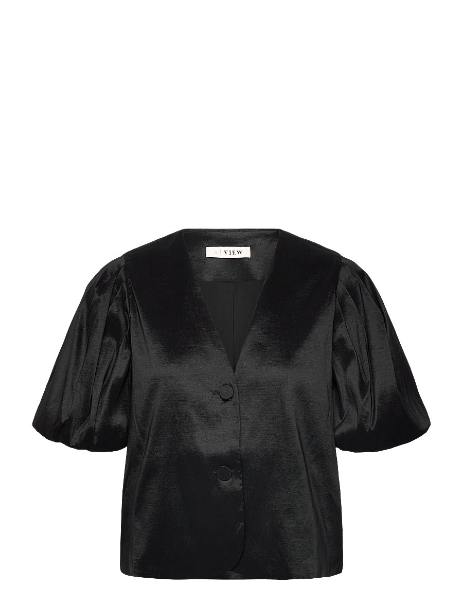 A-View - Christa jacket - lühikeste varrukatega pluusid - black - 1