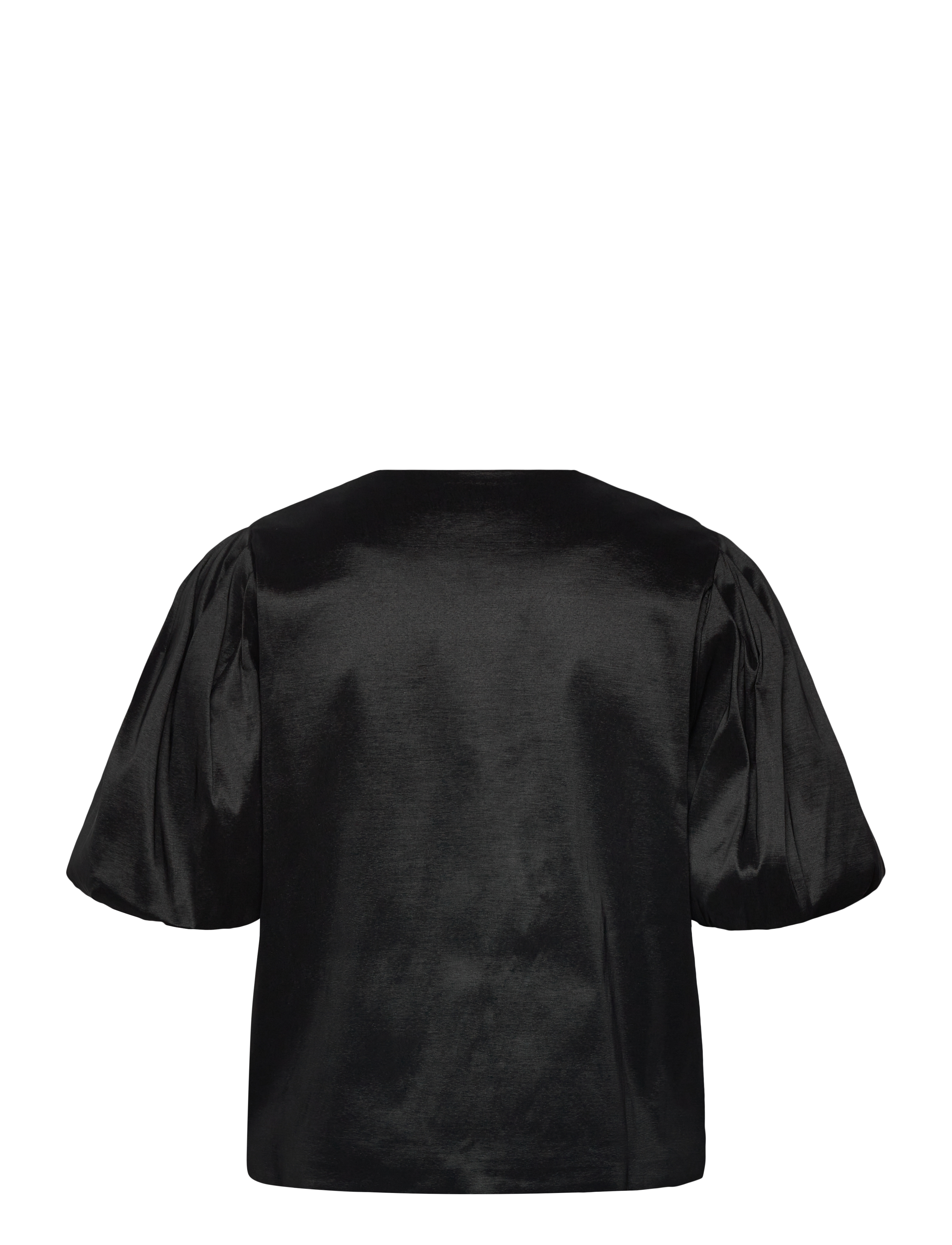 A-View - Christa jacket - kurzämlige blusen - black - 1