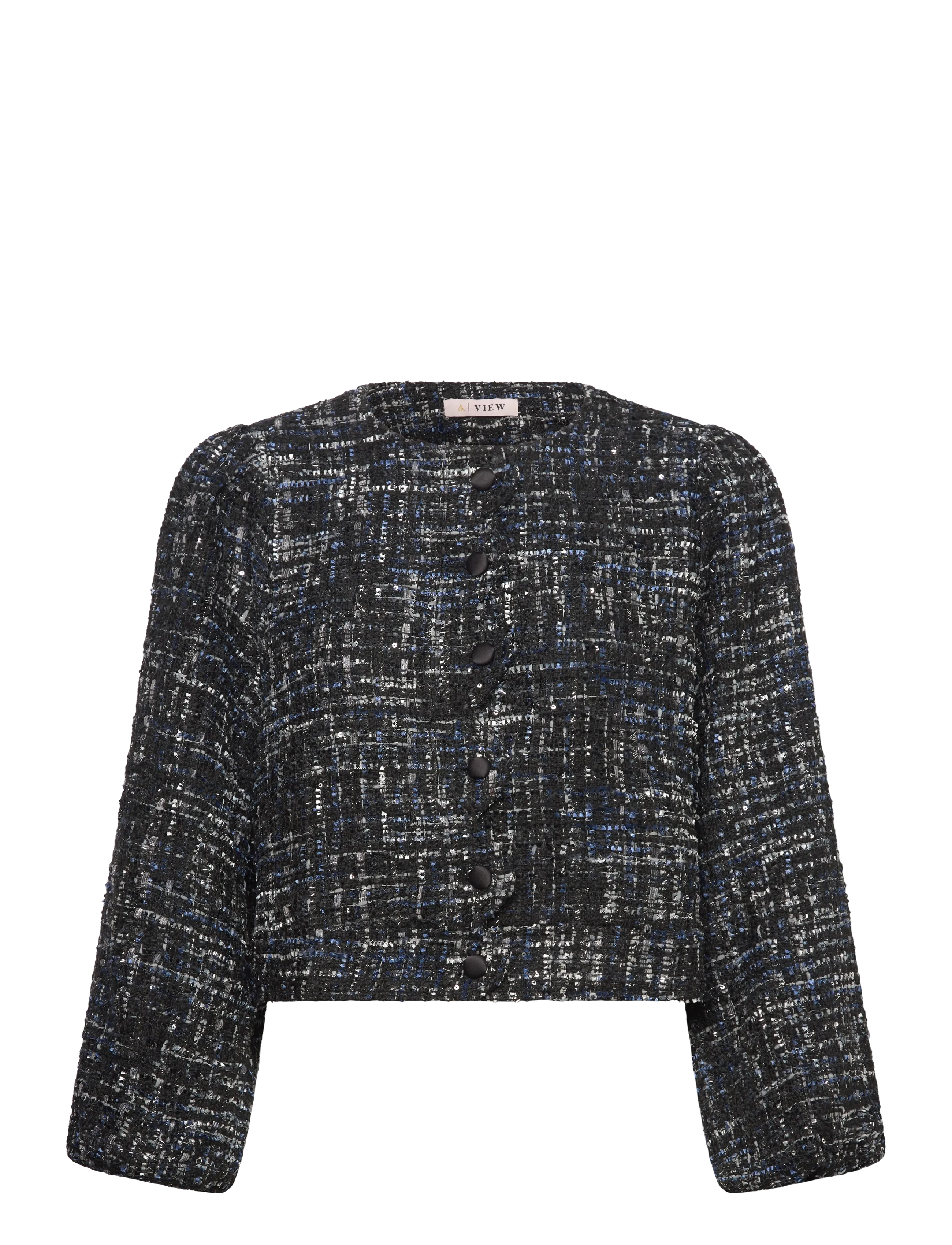 A-View Cennet jacket - Bouclé - 699 NAVY / multi