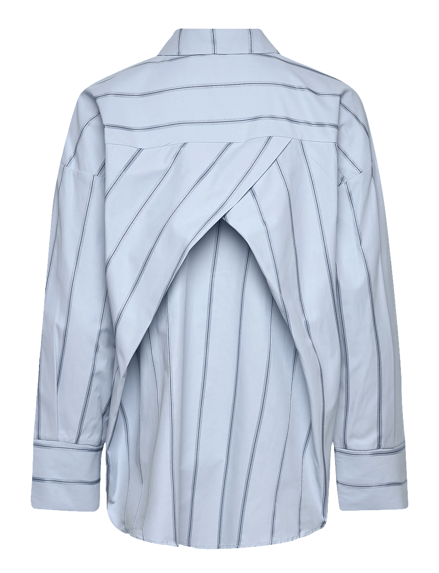 A-View - Magnolia stripe shirt - langærmede skjorter - 282 light blue - 2