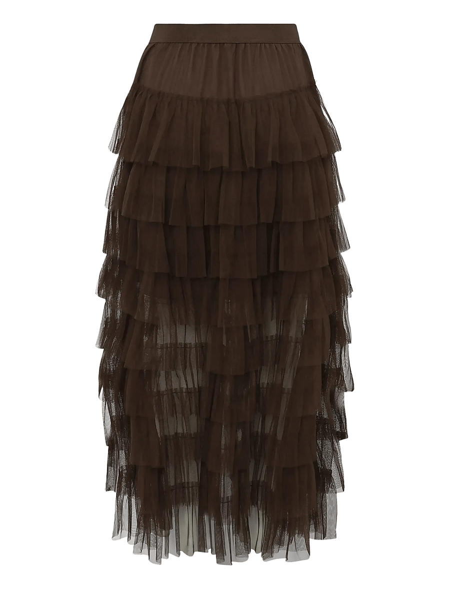 A-View - Miranda skirt - maxi nederdele - dark brown - 2