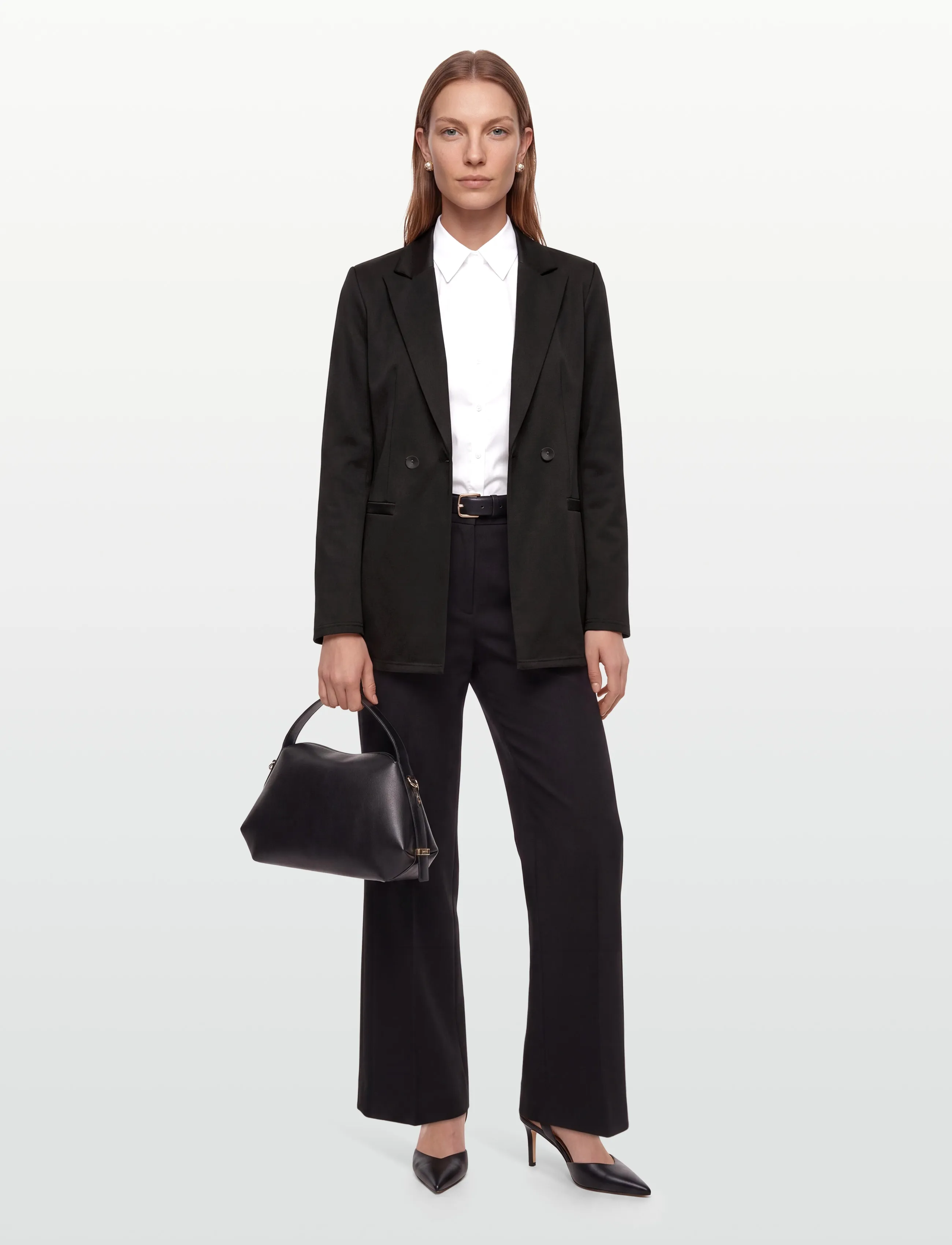 A-View Sandi Blazer, Kvinder, Dobbeltbrystet Blazer, Sort, Str: 34