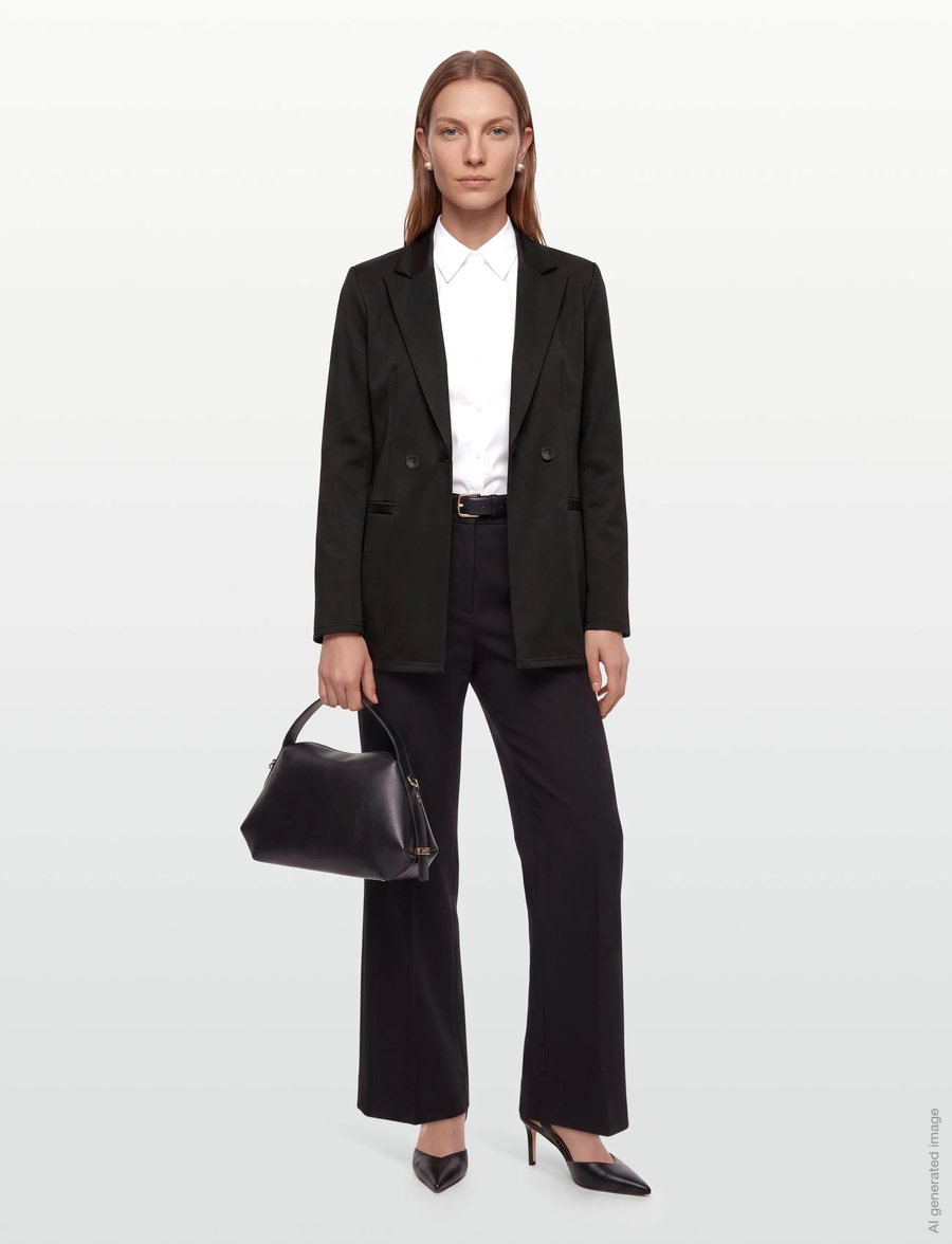 A-View - Sandi blazer - kaherealised pintsakud - 999 black - 0