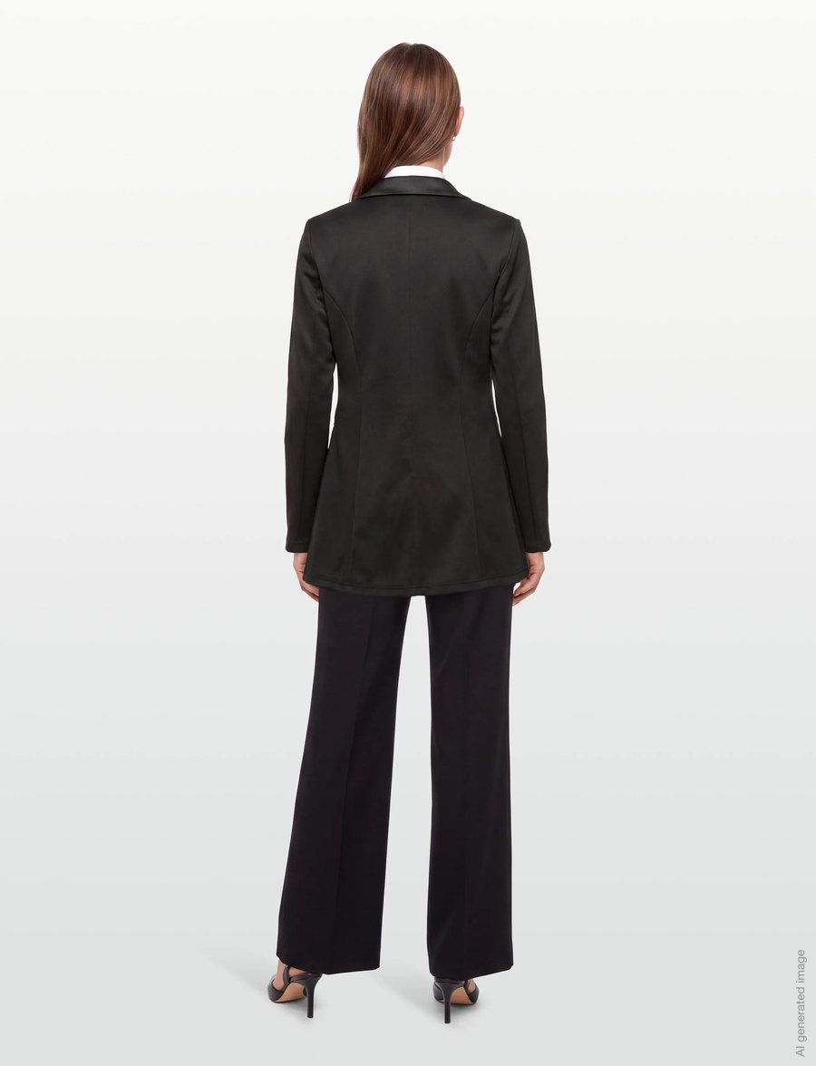 A-View - Sandi blazer - kaherealised pintsakud - 999 black - 4