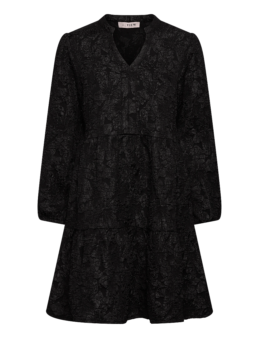 A-View - Ida Dress - pidulikud kleidid - black - 0