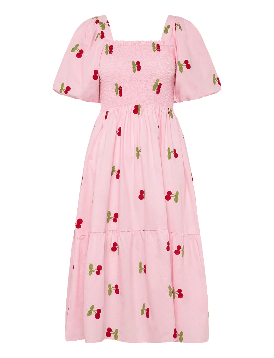 A-View - Cheri fruit dress - midikleider - rose/red - 0