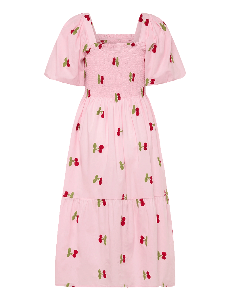 A-View - Cheri fruit dress - rose/red - 1