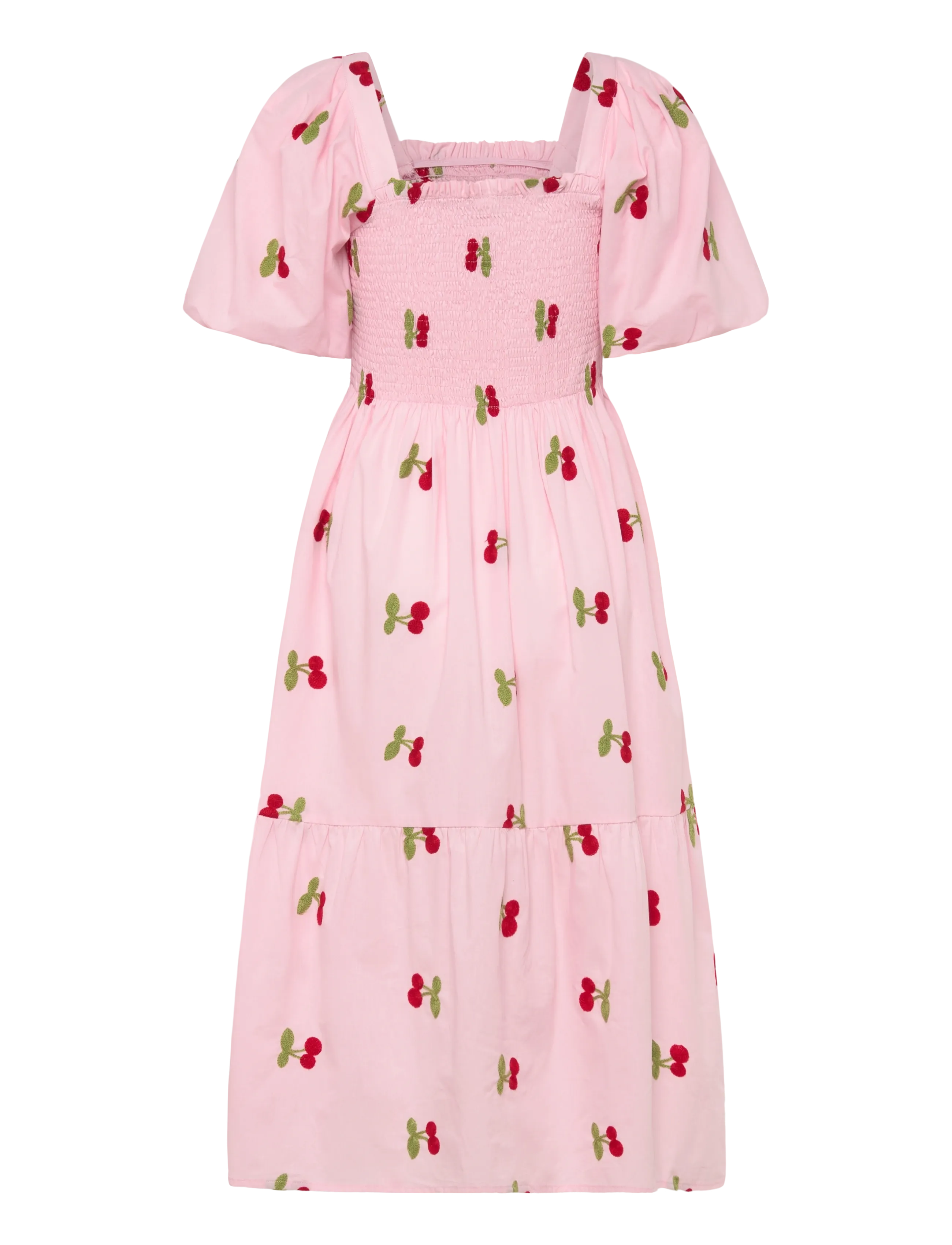A-View - Cheri fruit dress - midikleider - rose/red - 1