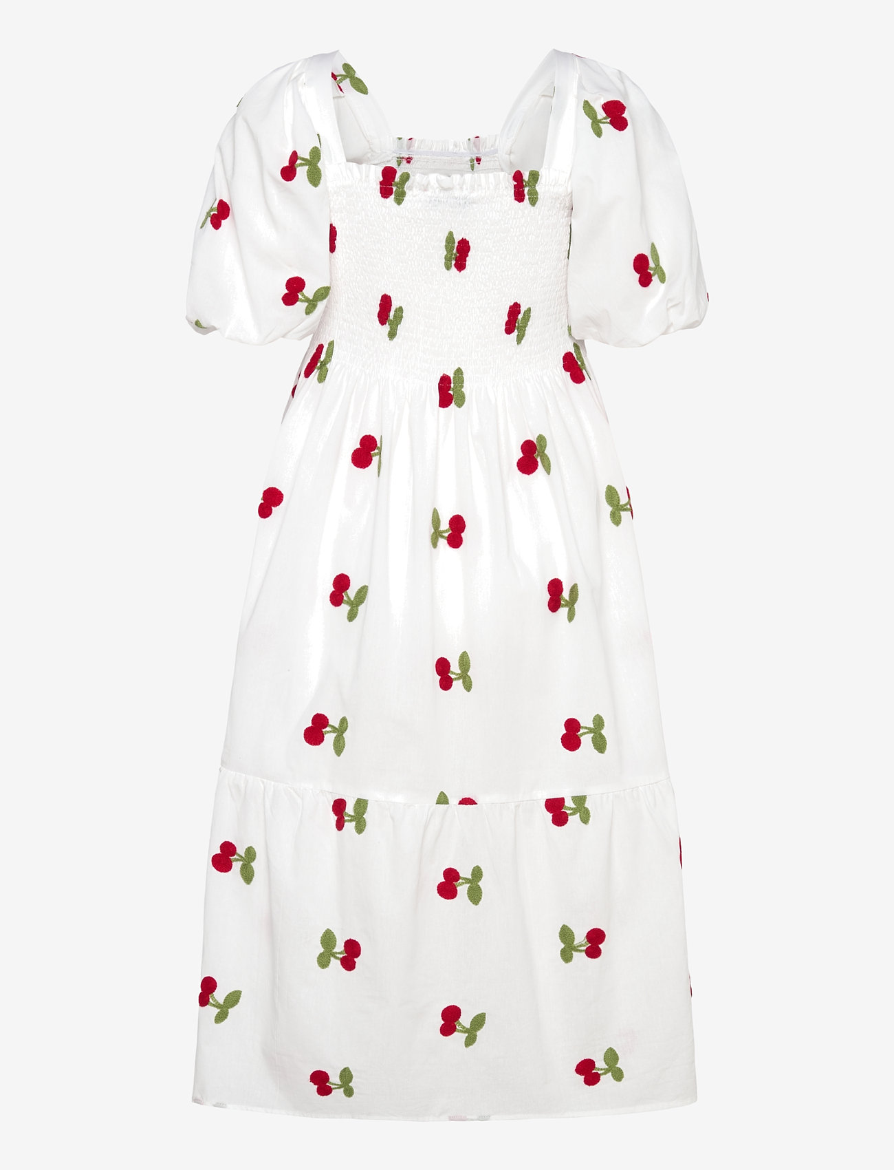A-View - Cheri fruit dress - konfirmation - white/red - 1