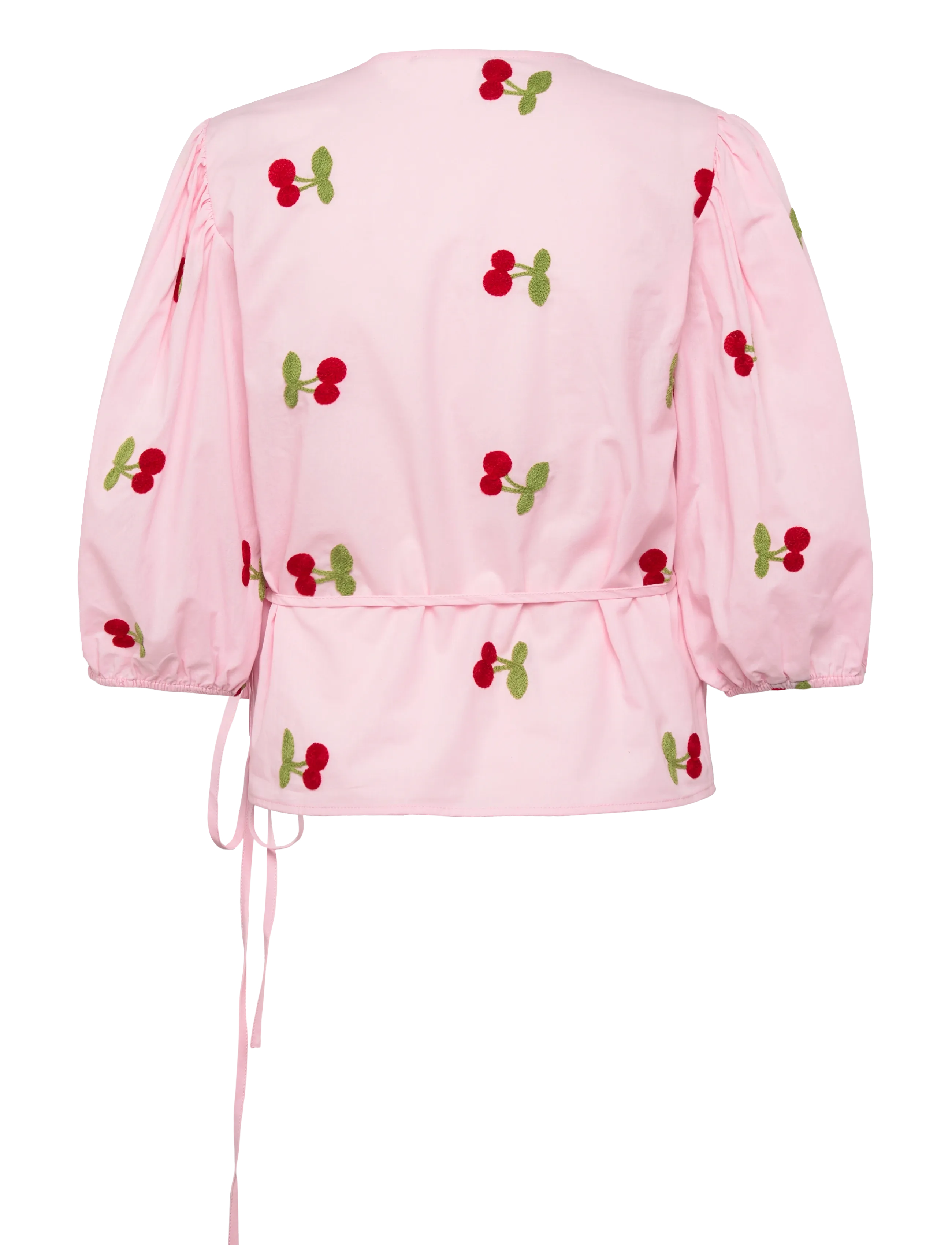 A-View - Rebekka fruit blouse - långärmade blusar - rose/red - 1