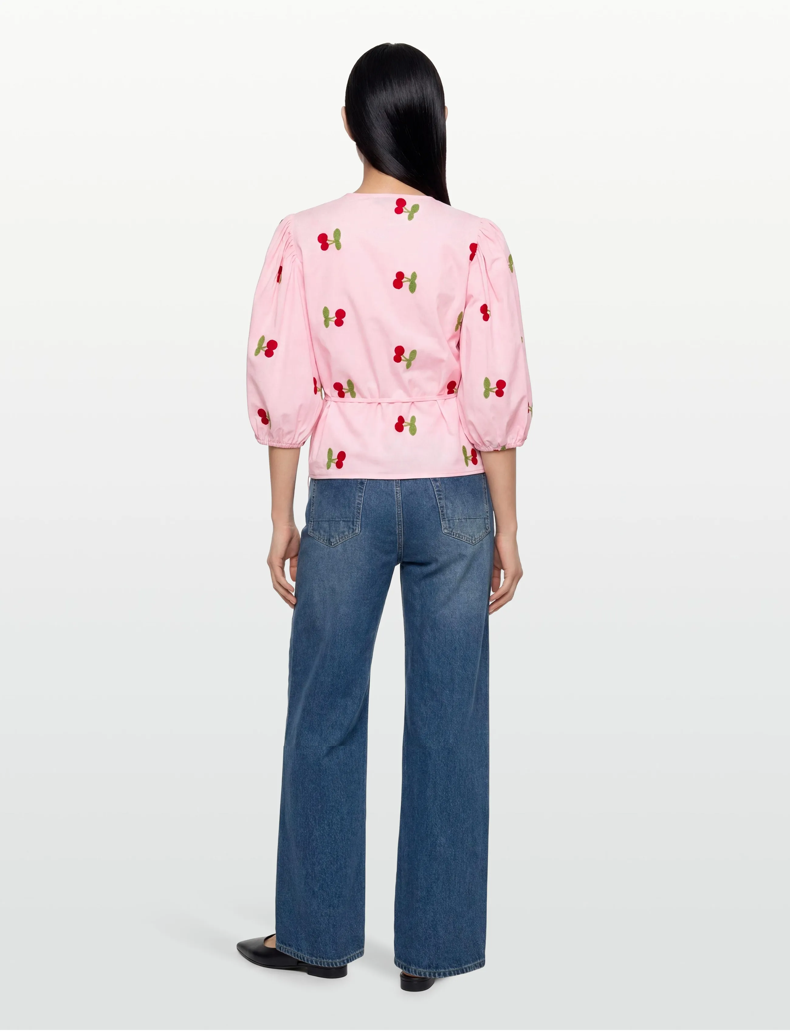 A-View - Rebekka fruit blouse - langærmede bluser - rose/red - 4