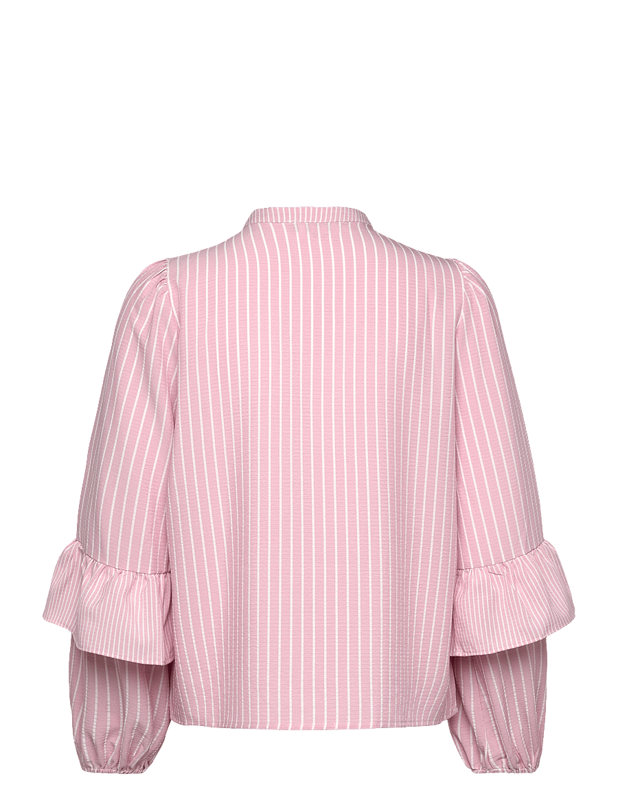 A-View - Karin blouse - pitkähihaiset puserot - rose/white - 1