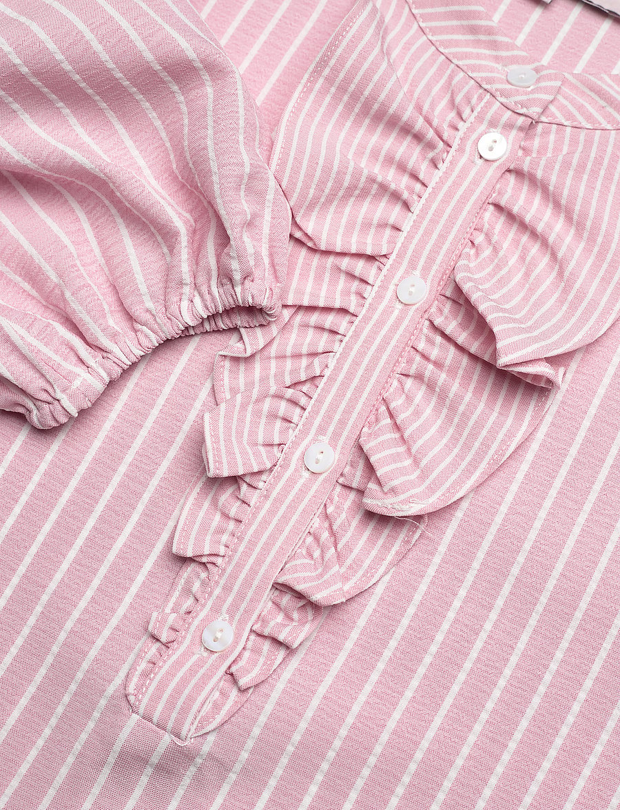 A-View - Karin blouse - pitkähihaiset puserot - rose/white - 2