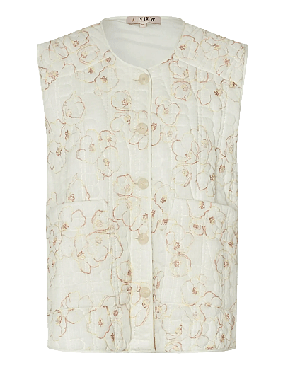 Kammy Embrodery Vest - Vatterede Veste