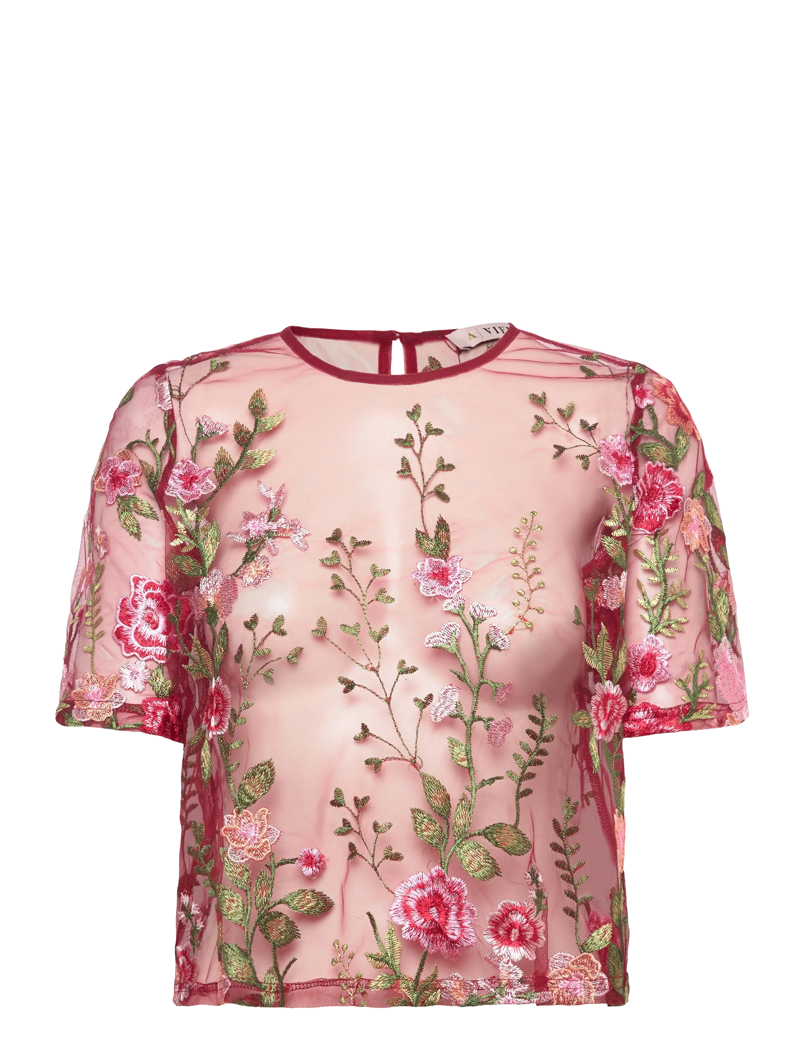 Fuschia blouse - 373 BORDEAUX/ROSE