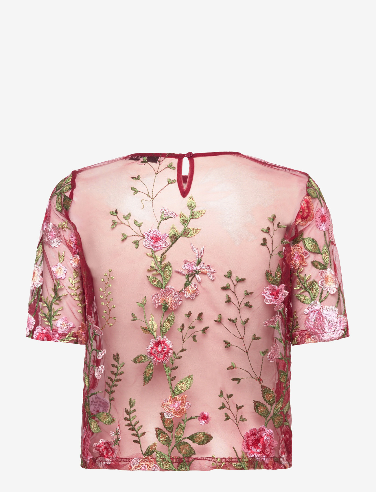 A-View - Fuschia blouse - kortærmede bluser - 373 bordeaux/rose - 1