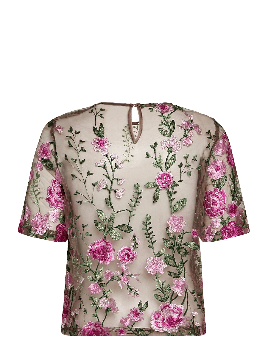A-View - Fuschia blouse - kortärmade blusar - almond/orchid - 1