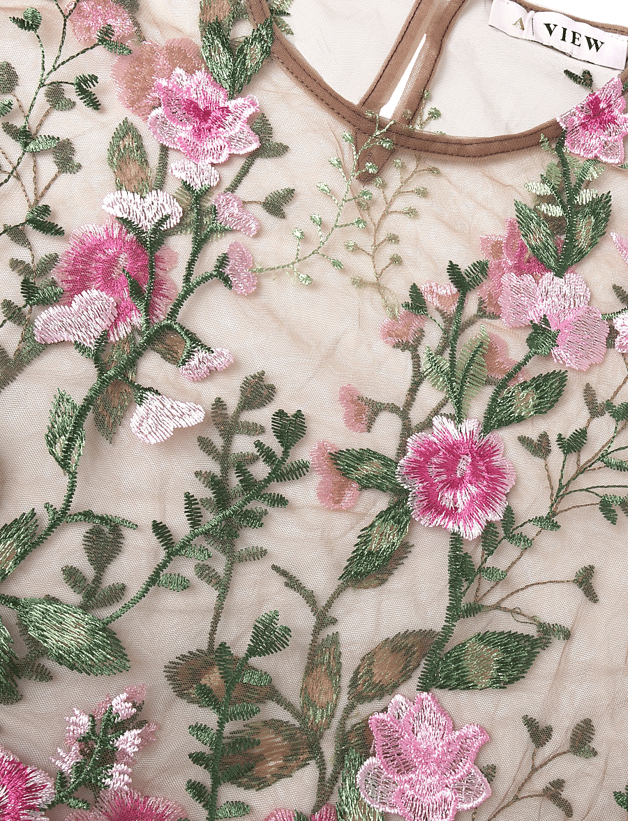 A-View - Fuschia blouse - kortärmade blusar - almond/orchid - 2