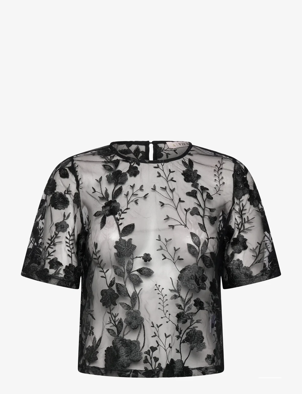 A-View - Fuschia blouse - kurzämlige blusen - black - 0