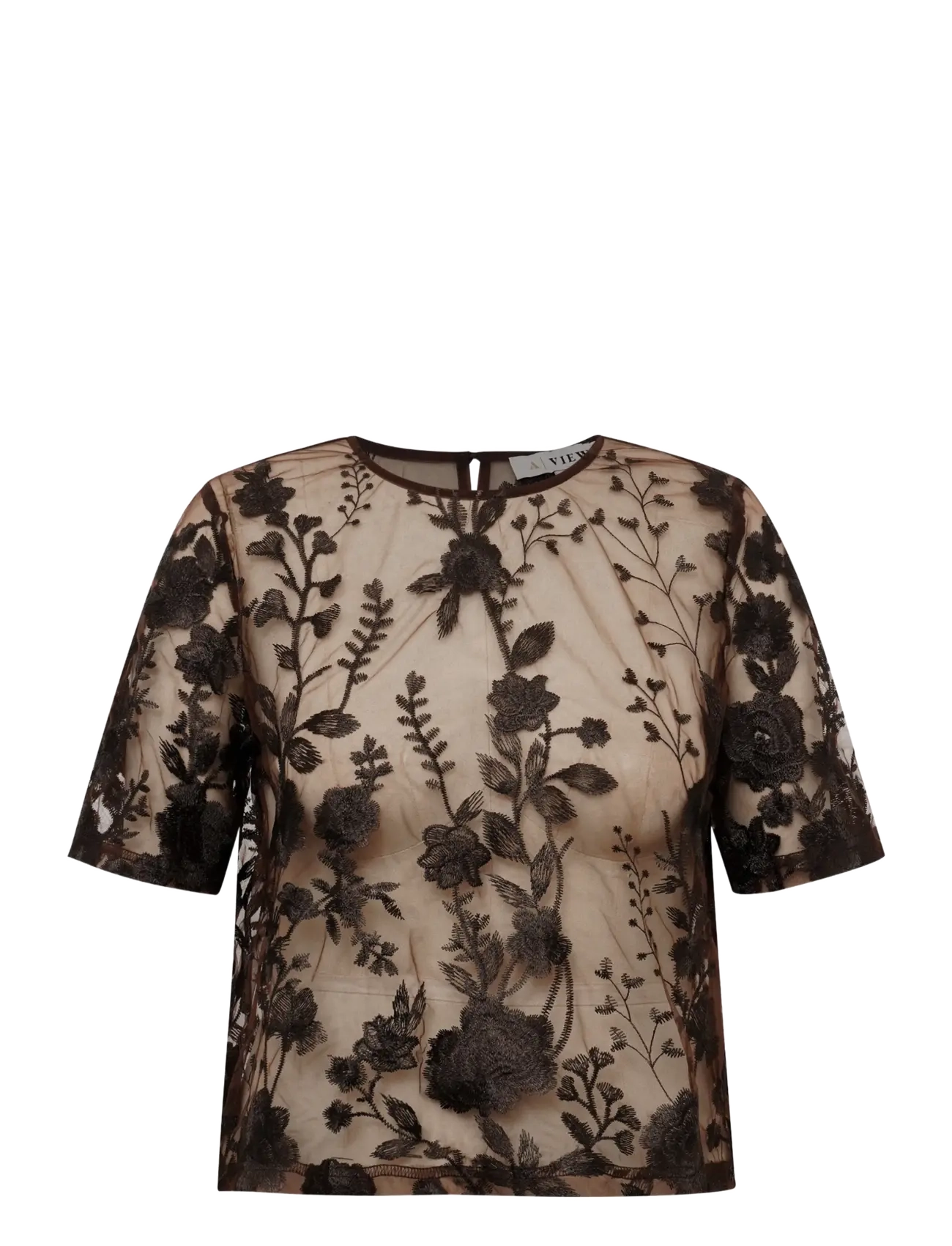 A-View Fuschia blouse - Blusen - DARK BROWN / brown