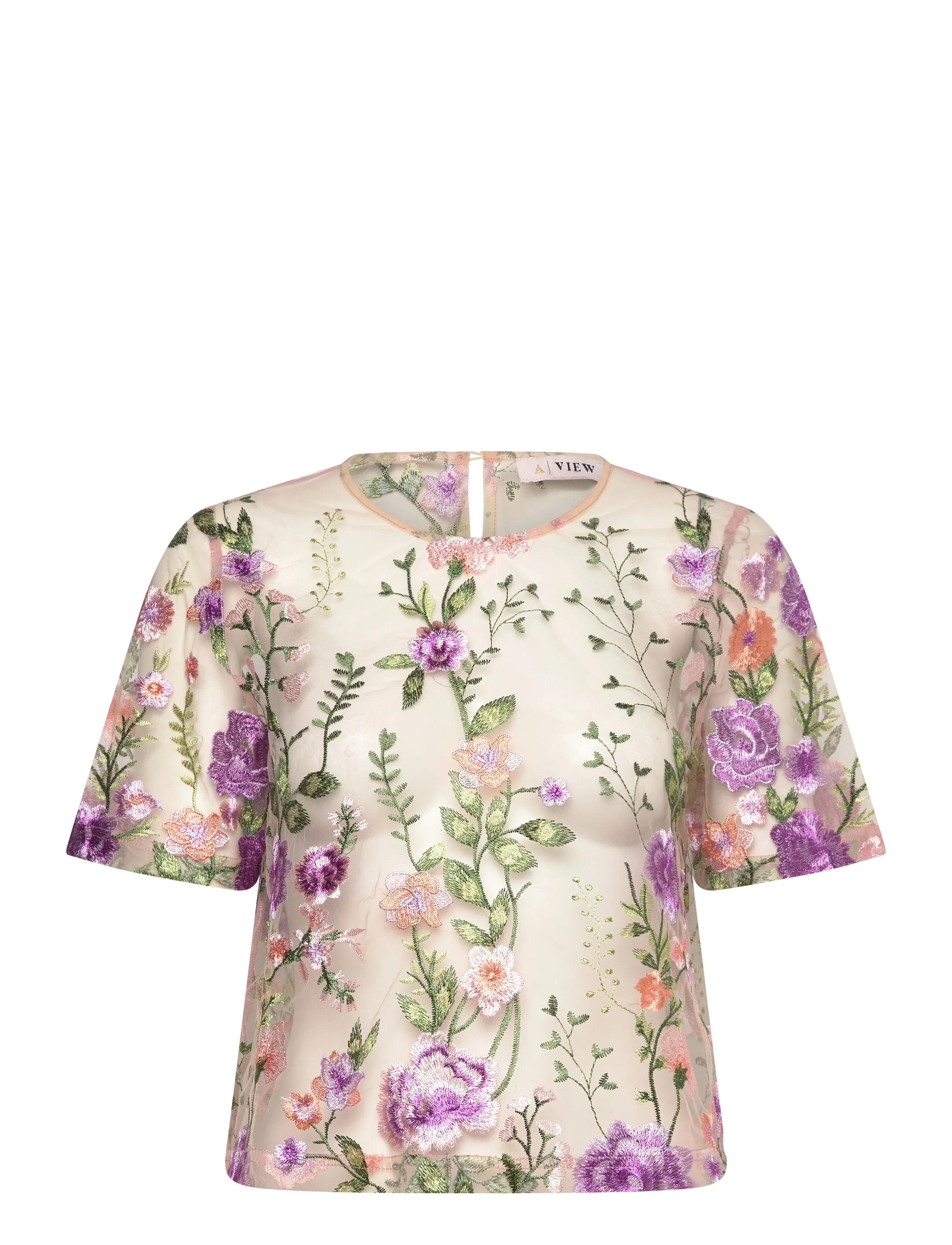 A-VIEW Fuschia Bluse Patterned - 34 - Damen