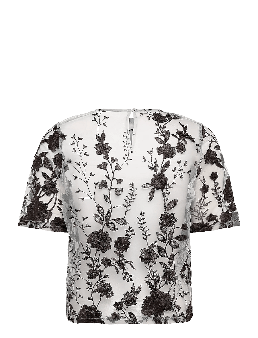 A-View - Fuschia blouse - kurzärmelige blusen - light blue/brown - 1