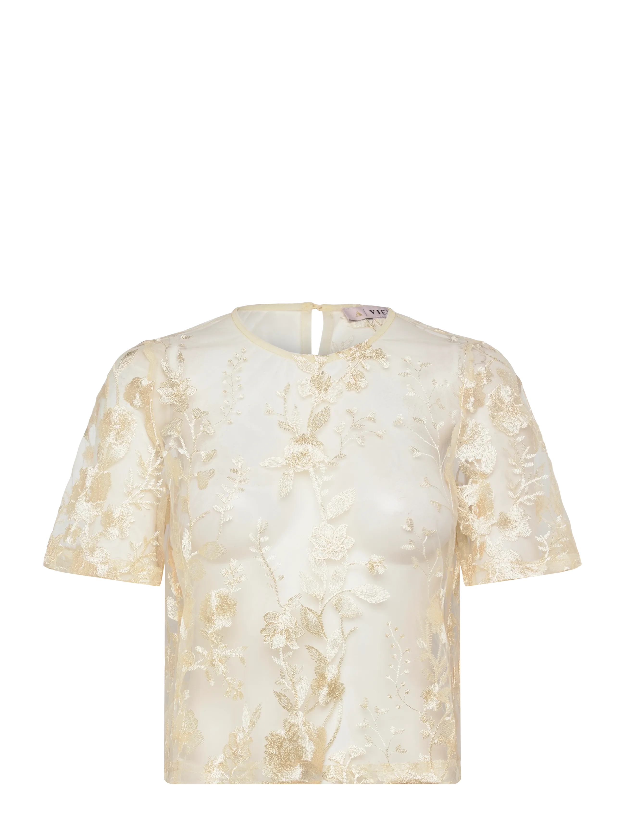 A-VIEW Fuschia Bluse Gold - 38 - Damen