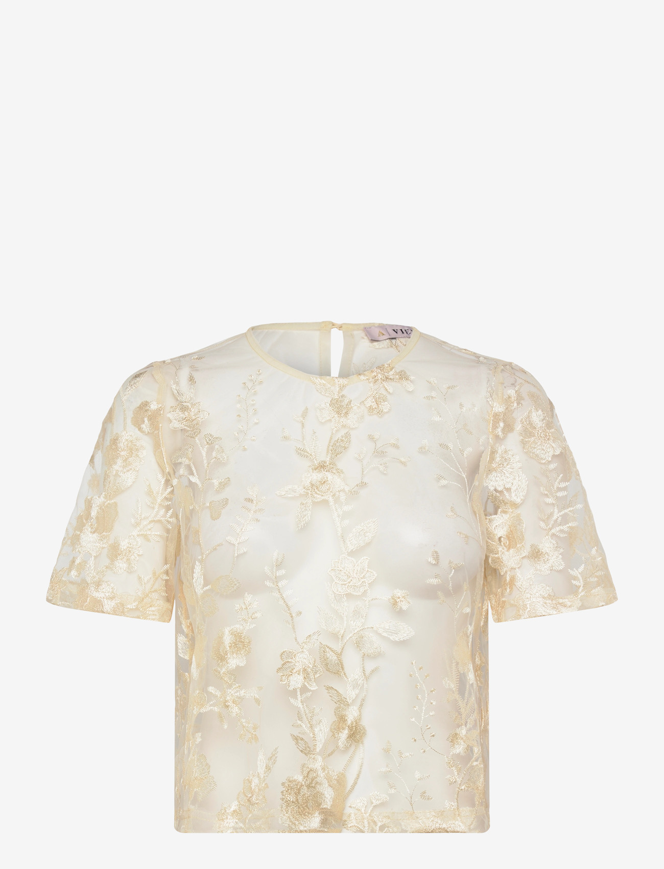 A-View - Fuschia blouse - kortærmede bluser - pale yellow - 1