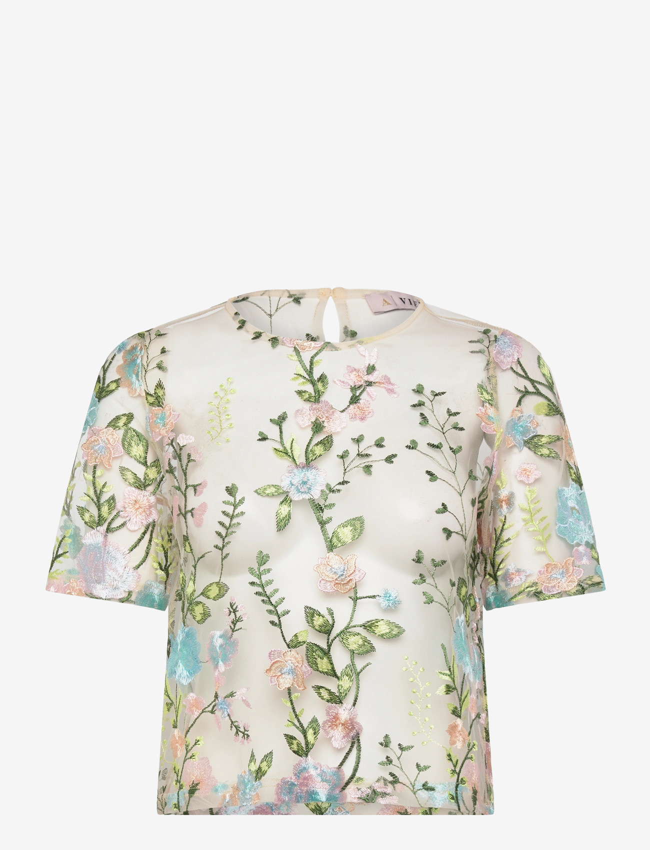 A-View - Fuschia blouse - kortærmede bluser - rose/blue - 0