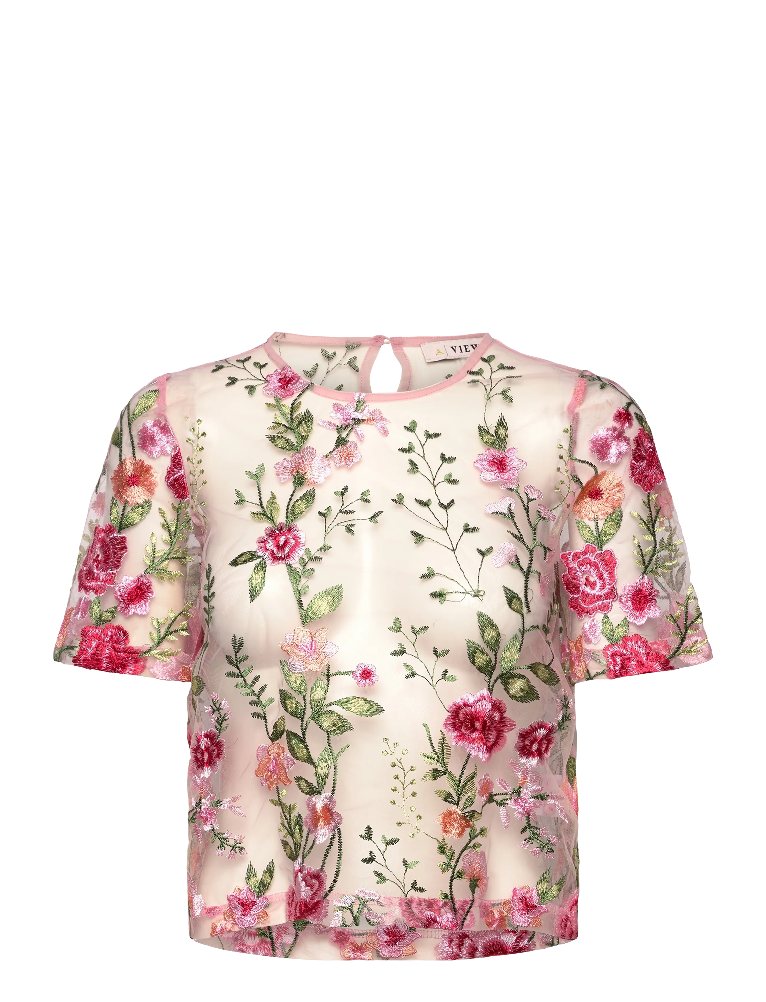 Fuschia blouse - ROSE/RED
