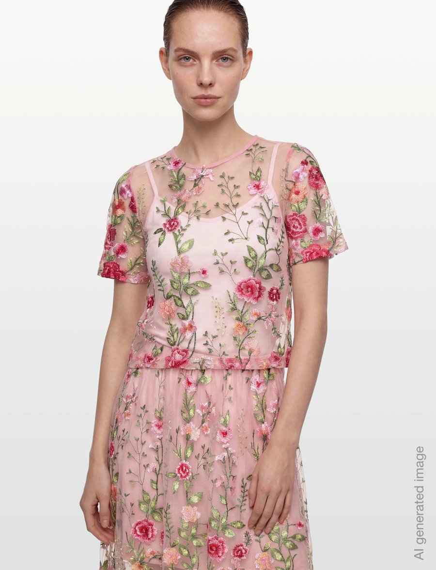 A-View - Fuschia blouse - kurzärmelige blusen - rose/red - 3