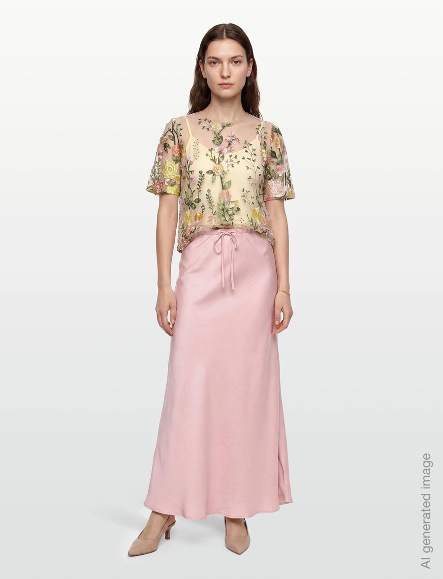 A-View - Fuschia blouse - palaidinės trumpomis rankovėmis - sand/yellow - 0