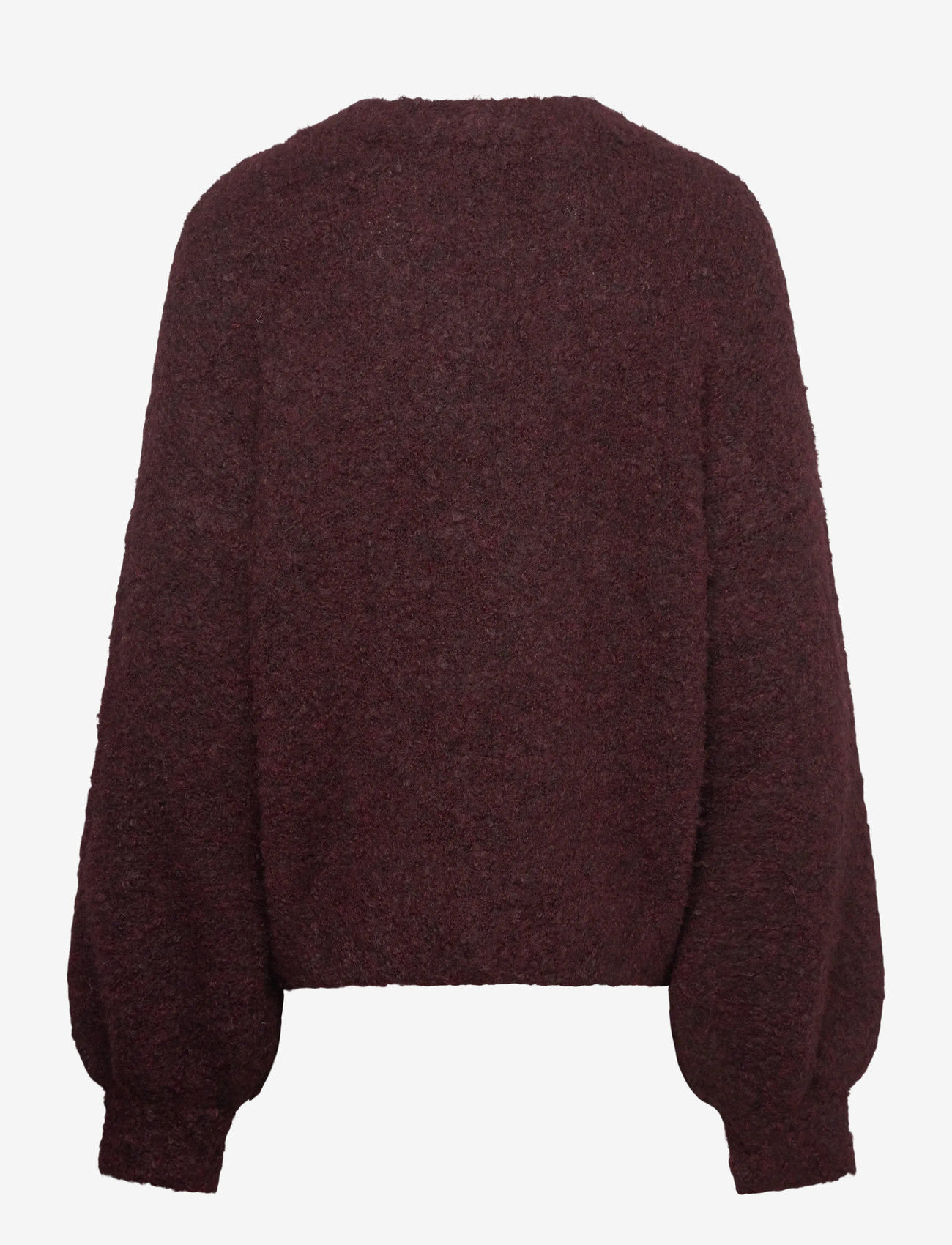 A-View - Patrisia new knit pullover - stickade tröjor - bordeaux - 1