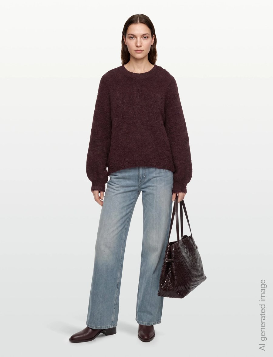 A-View - Patrisia new knit pullover - pullover - bordeaux - 0