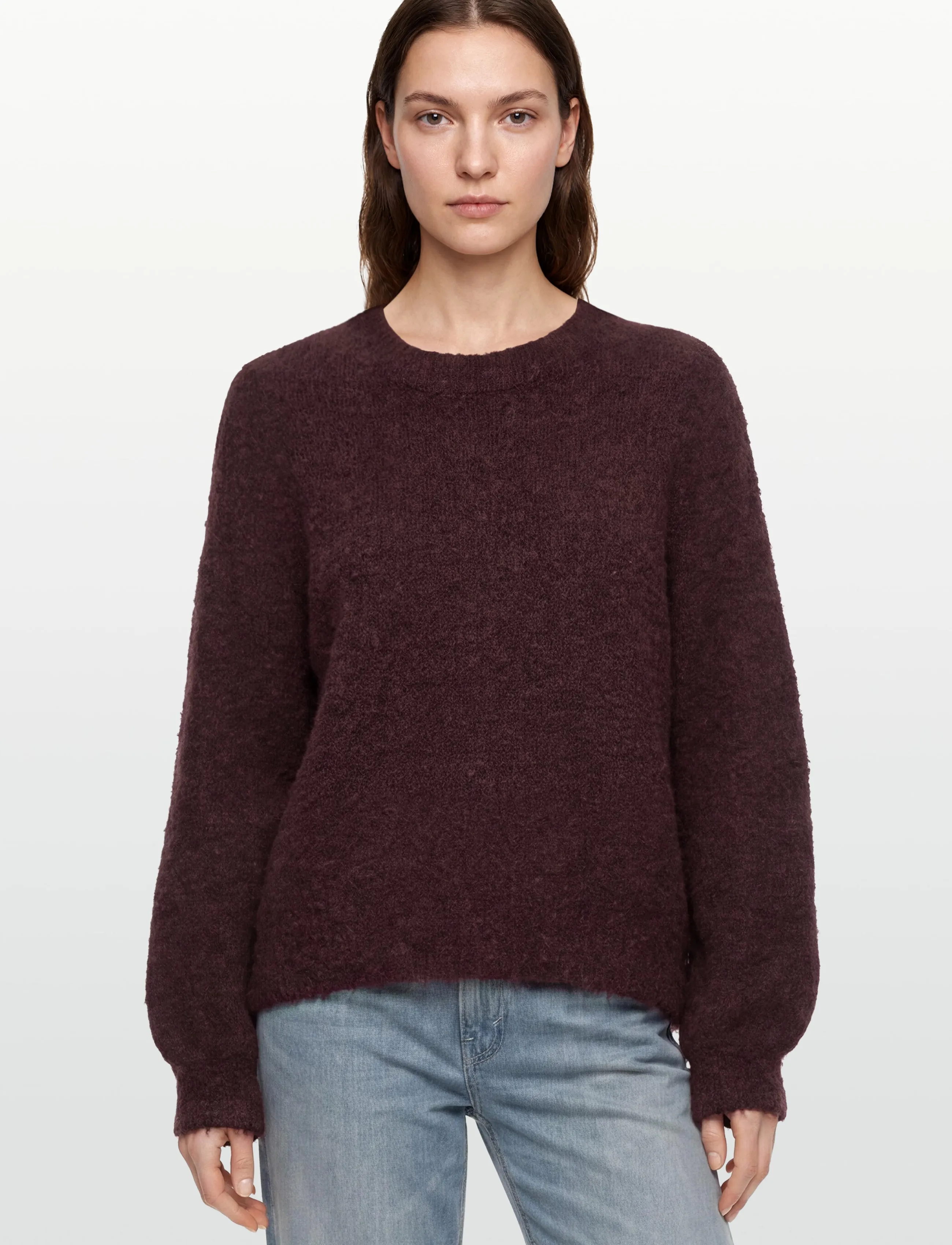 A-View - Patrisia new knit pullover - trøjer - bordeaux - 3
