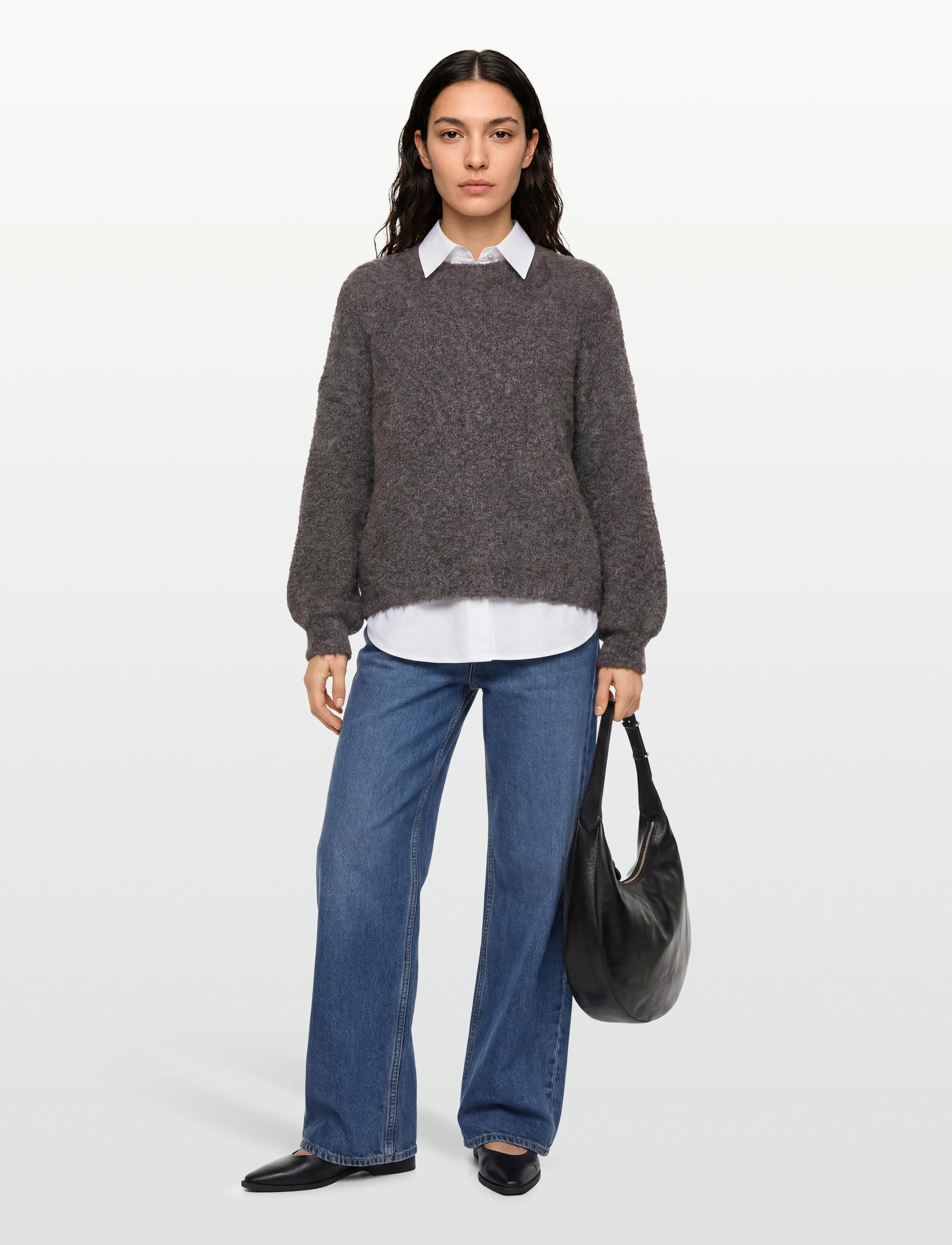 A-View - Patrisia new knit pullover - pullover - brown/blue - 0