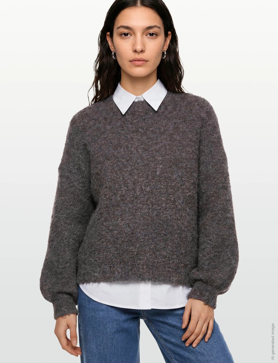 A-View - Patrisia new knit pullover - pullover - brown/blue - 3