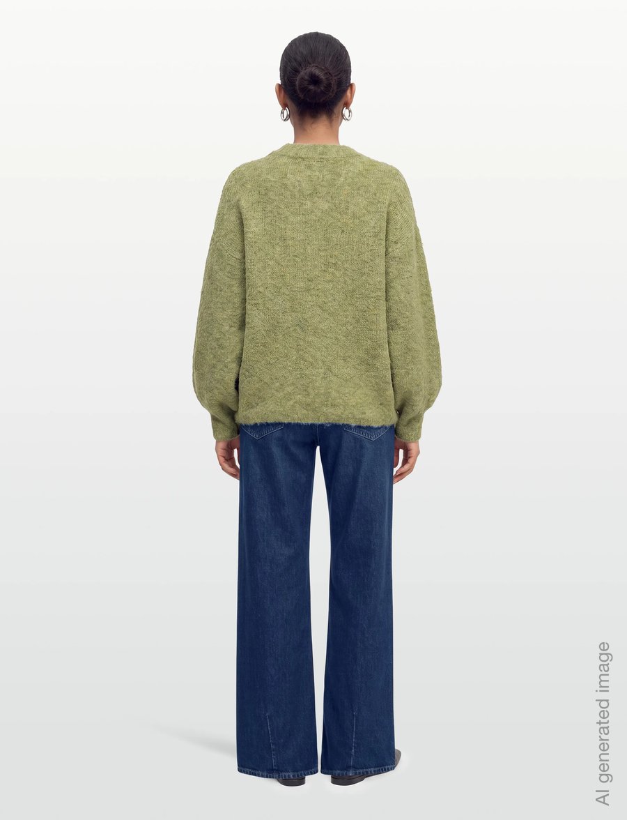 A-View - Patrisia new knit pullover - pullover - forest green - 4