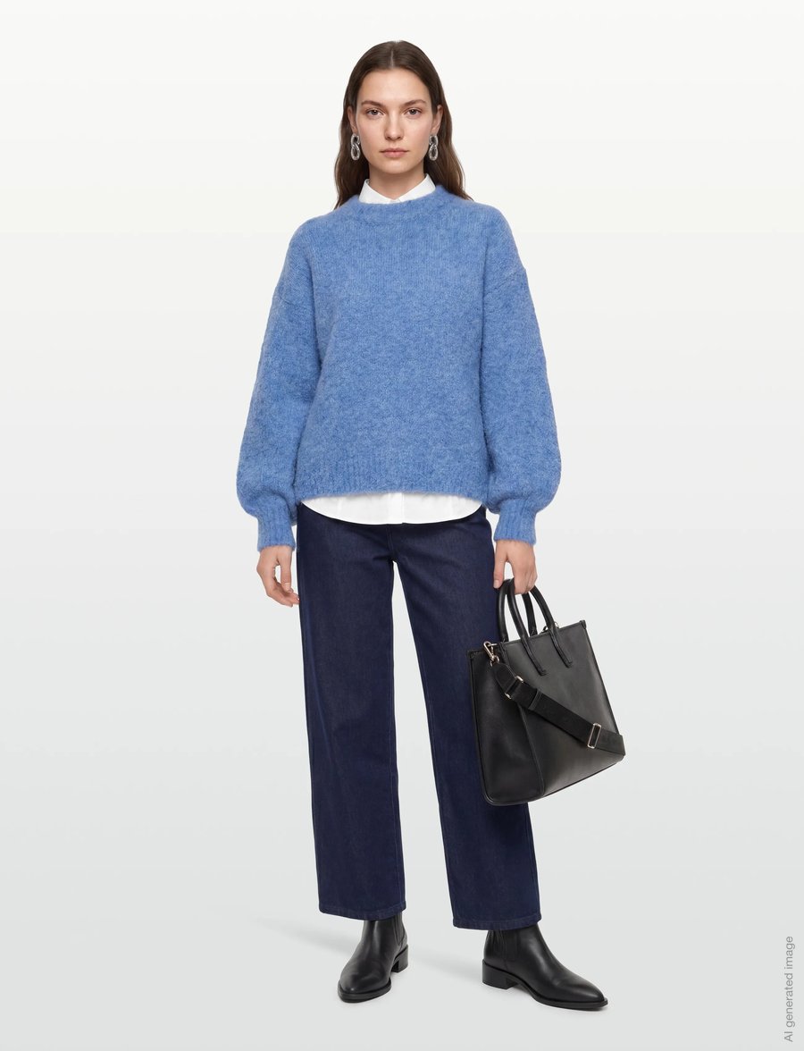 A-View - Patrisia new knit pullover - pullover - medium blue - 0