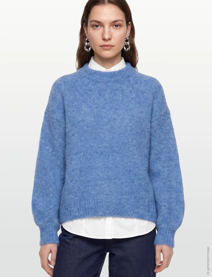 A-View - Patrisia new knit pullover - pullover - medium blue - 3