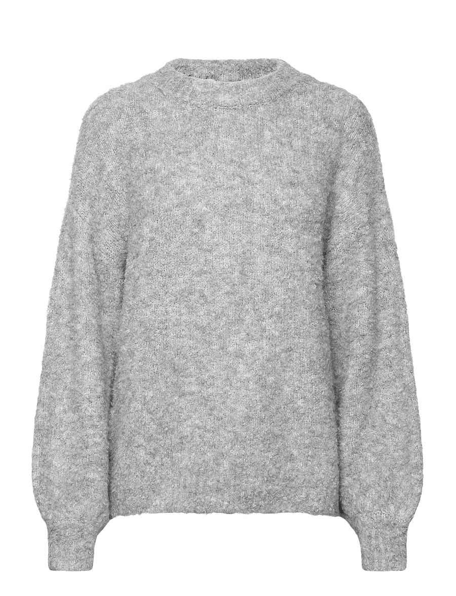 A-View - Patrisia new knit pullover - pullover - medium grey melange - 0