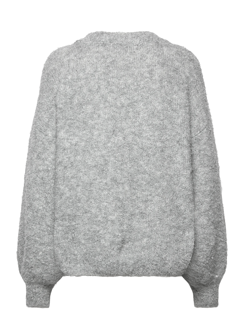 A-View - Patrisia new knit pullover - pullover - medium grey melange - 1