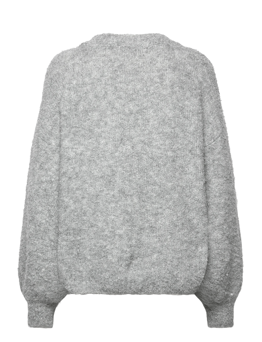 A-View - Patrisia new knit pullover - pullover - medium grey melange - 1