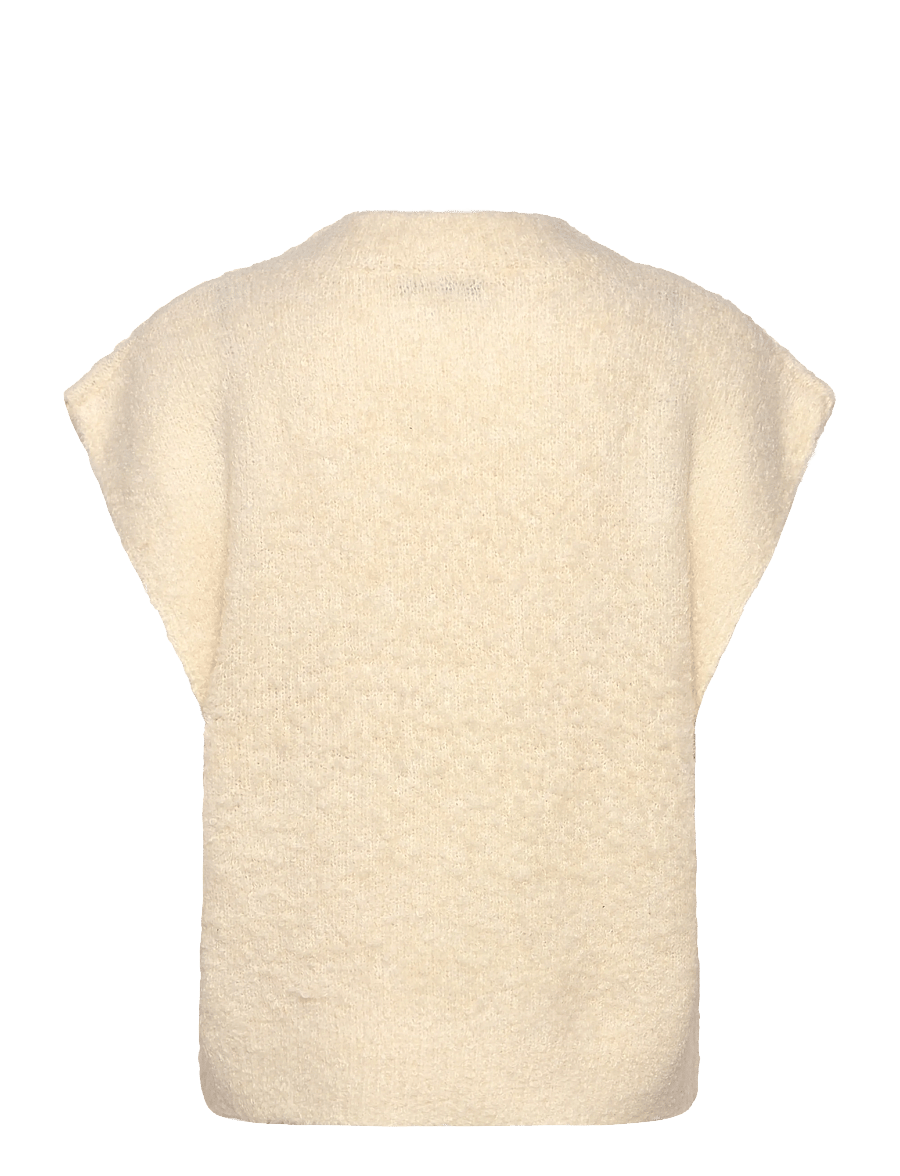 A-View - Patrisia new knit vest - kootud vestid - 005 off white - 1